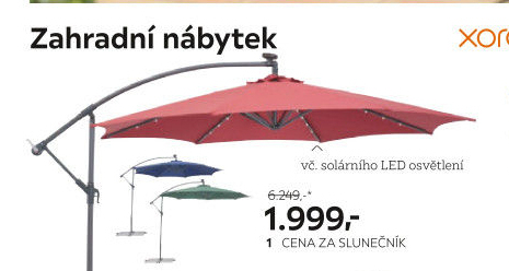 Slunečník závěsný Xora
