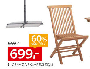 Zahradní židle skládací Ambia