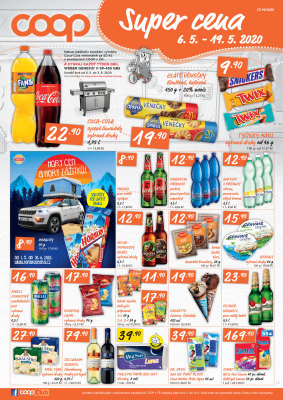 akční leták COOP 6.5.2020-19.5.2020