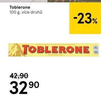 Čokoláda Toblerone