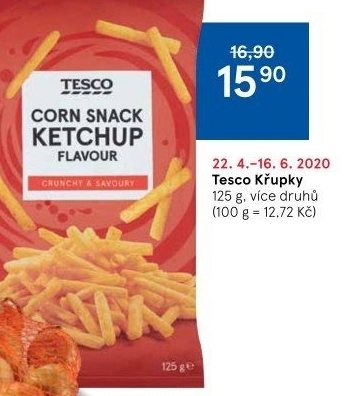 Křupky Tesco