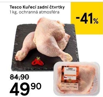 Kuřecí čtvrtky Tesco