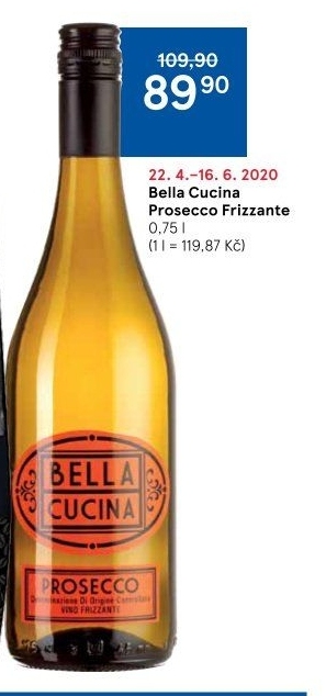 Sekt Prosecco Frizzante Bella Cucina
