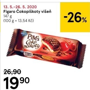 Čokopiškoty Figaro