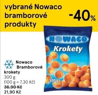 Krokety mražené Nowaco