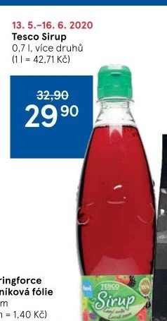 Sirup Tesco