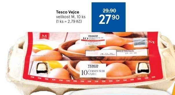 Vejce M Tesco