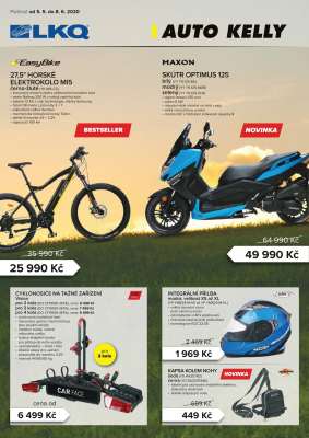 akční leták Auto Kelly 5.5.2020-8.6.2020