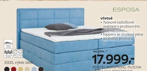 Čalouněná postel Blanář