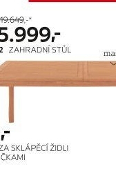 Zahradní stůl Ambia