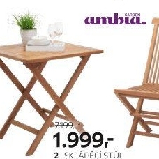 Zahradní stůl skládací Ambia