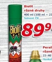 Přípravky proti hmyzu Biolit