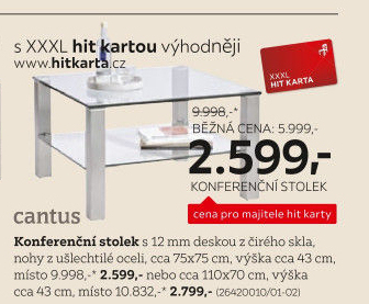 Konferenční stolek Cantus