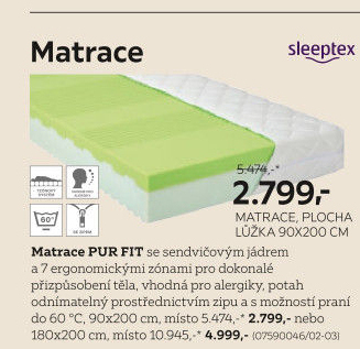 Matrace Sleeptex