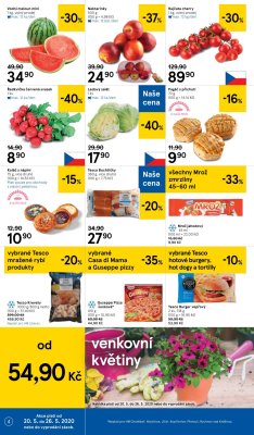 akční leták Tesco 20.5.2020-26.5.2020