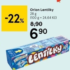Lentilky Orion