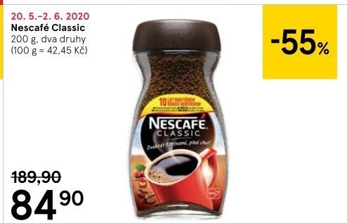 Instantní káva Nescafé Classic