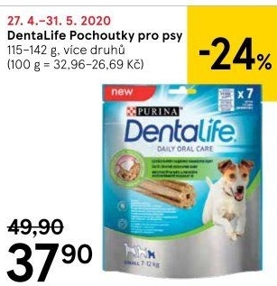 Pamlsky pro psy Denta Life Purina