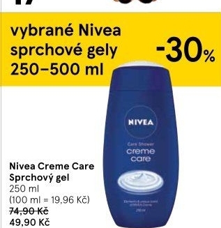 Sprchový gel krémový Nivea
