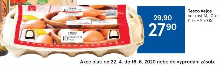 Vejce M Tesco
