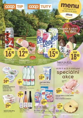 akční leták COOP 20.5.2020-2.6.2020