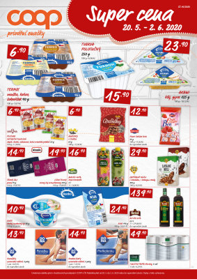 akční leták COOP 20.5.2020-2.6.2020