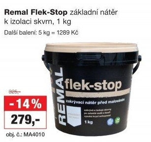 Izolační nátěr Flek - stop Remal