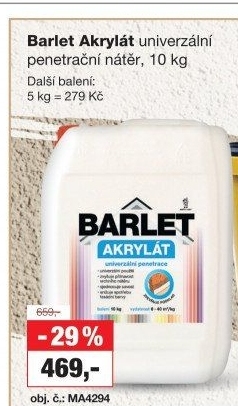 Penetrace Akrylát Barlet