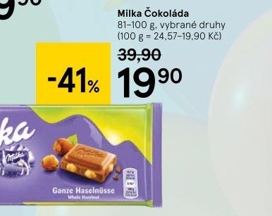 Čokoláda Milka