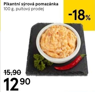 Pikantní sýrová pomazánka