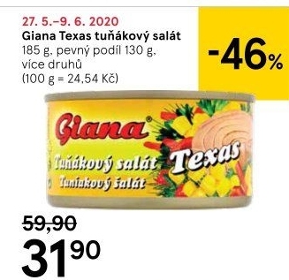 Salát s tuňákem Giana