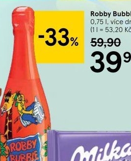 Sekt nealkoholický dětský Robby Bubble