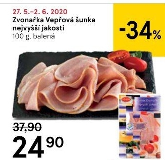 Šunka Zvonařka nejvyšší jakosti LE&amp