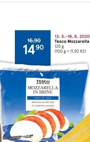 Sýr Mozzarella Tesco