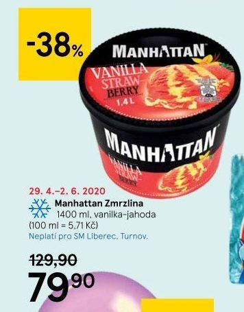 Zmrzlina v kelímku Manhattan Nestlé