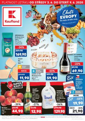 akční leták Kaufland 3.6.2020-9.6.2020