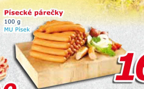 Párečky písecké Maso uzeniny Písek