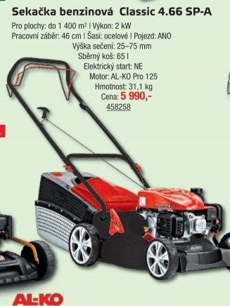 Benzínová sekačka AL-KO Classic 4,66 SPA