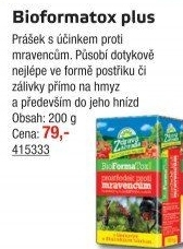 Bioformatox na mravence Zdravá zahrada