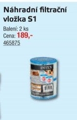 Filtrační vložka Intex