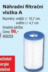 Filtrační vložka Intex