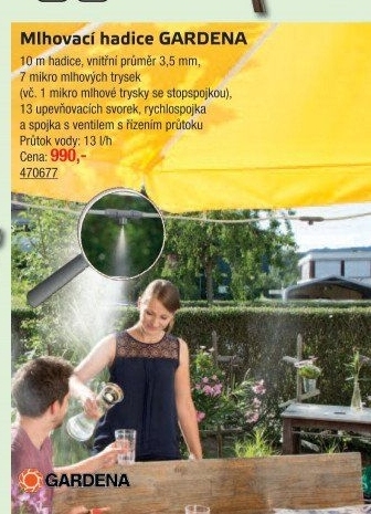 Hadice mlhovací Gardena