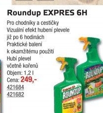 Herbicid sprej Roundup Expres