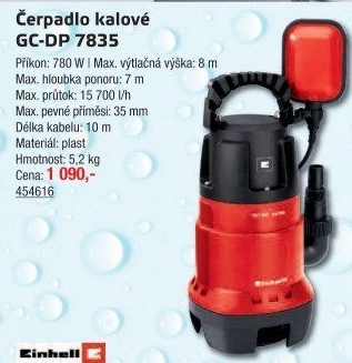 Kalové čerpadlo Einhell GH-DP 7835