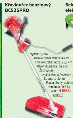 Křovinořez VeGA BC525PRO