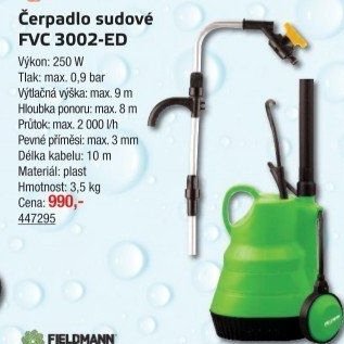 Ponorné čerpadlo do sudu Fieldmann FVC 3002