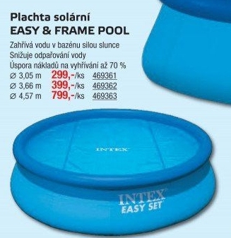 Solární plachta Intex