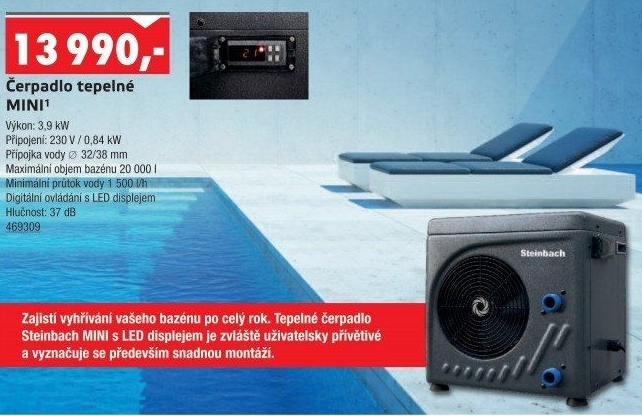 Tepelné čerpadlo Steinbach Mini