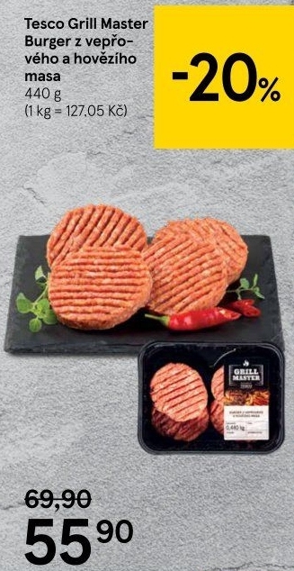 Burger mix Grill Master Tesco