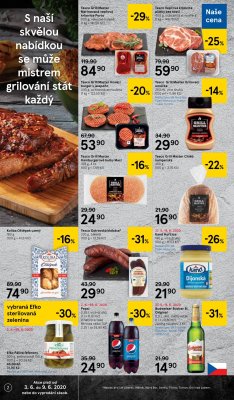 akční leták Tesco 3.6.2020-9.6.2020